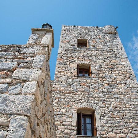 Charouda Stone Tower Lägenhet Pírgos Dhiroú Exteriör bild