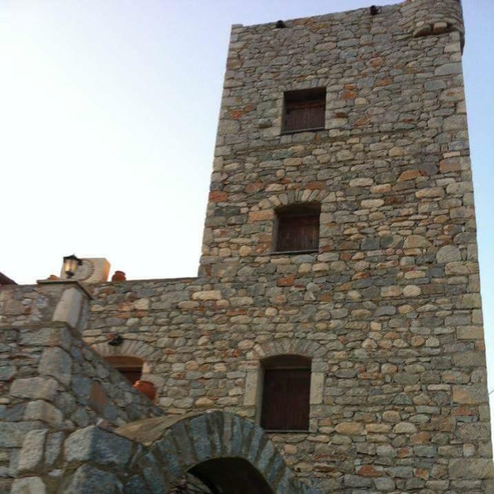 Charouda Stone Tower Lägenhet Pírgos Dhiroú Exteriör bild