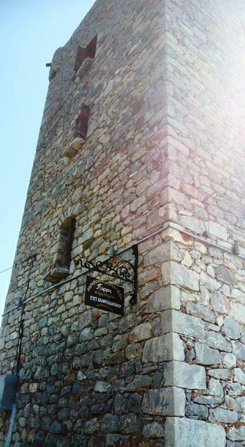 Charouda Stone Tower Lägenhet Pírgos Dhiroú Exteriör bild