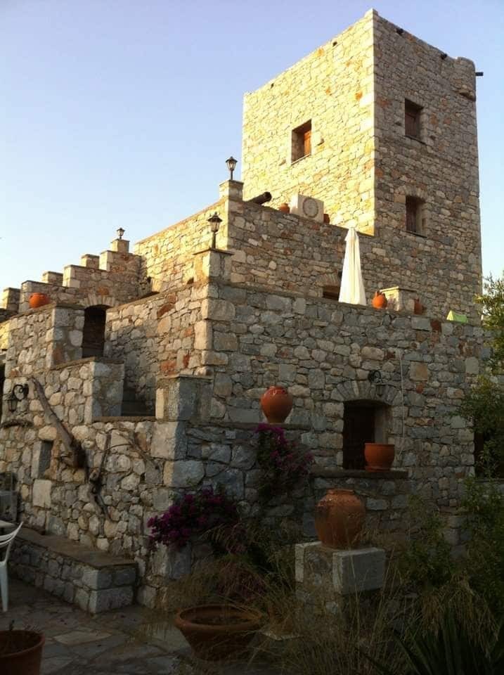 Charouda Stone Tower Lägenhet Pírgos Dhiroú Exteriör bild